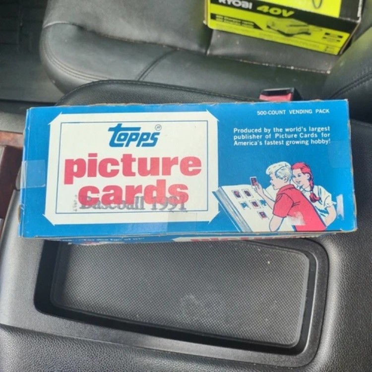 1991年 Topps 未開封 ヴィンテージ ベースボール ピクチャーカード 500枚入り ベンディングパック|トレーディングカード ラフテル