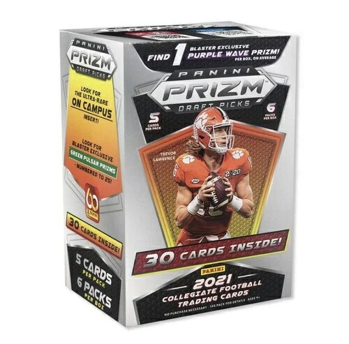 2021年3月 Panini Prizm ドラフトピック フットボールブラスター 工場未開封。ブラスター3個｜トレーディングカード　ラフテル