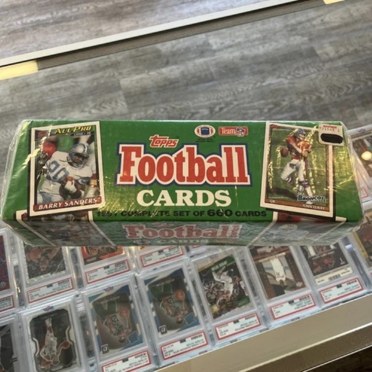 1991 Topps NFL フットボールカード コンプリートセット 660枚入り 工場未開封|トレーディングカード ラフテル