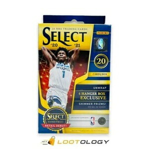 2020-21 Panini Select NBA バスケットボール ハンガー ボックス 新品、工場密封。|トレーディングカード ラフテル