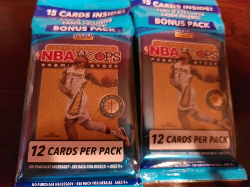 2019-2020 パニーニ NBA フープス プレミアムストック チェロパック 2個入り!工場未開封|トレーディングカード ラフテル