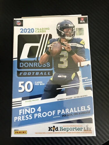 2020 Panini Donruss NFL フットボールカード ブルー 小売用ハンガーボックス 新品未開封 数量｜トレーディングカード　ラフテル