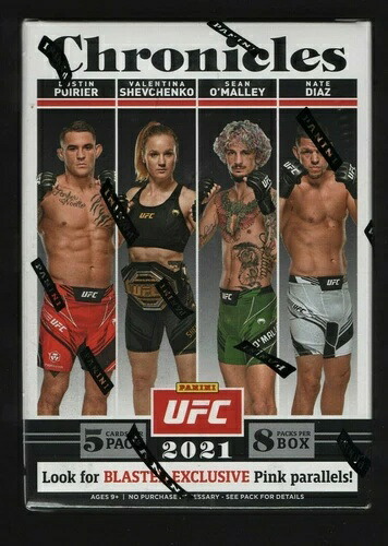 2021 Panini Chronicles UFC ファクトリーシール 8パック ブラスターボックス ピンク パラレル|トレーディングカード ラフテル
