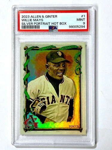 2023 Topps アレン・ギンター ウィリー・メイズ #1 シルバーポートレート ホットボックス PSA-9 ジャイアンツ｜トレーディングカード　ラフテル 43,560円