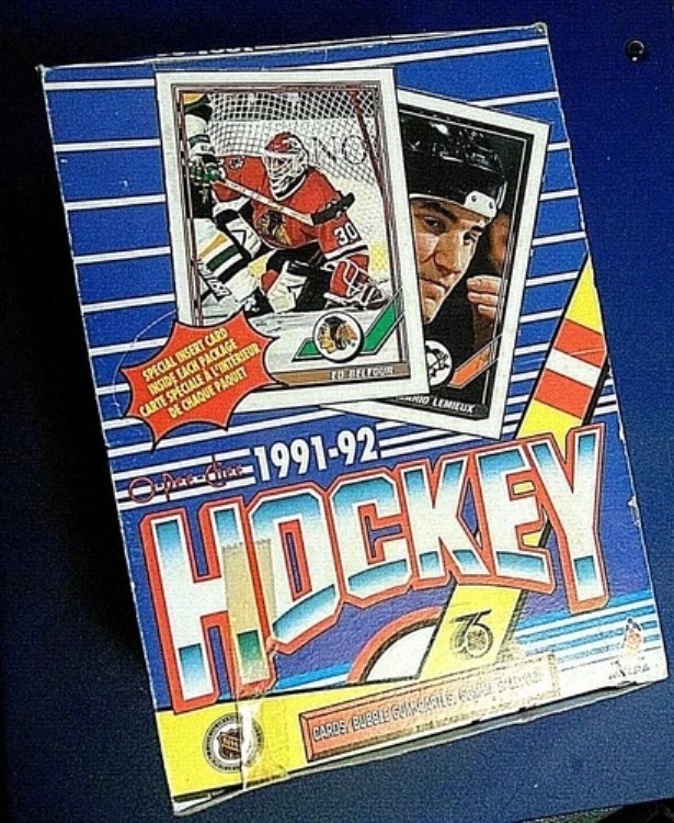 1991-92 OPC O PEE CHEE ホッケーカード 未開封ワックスボックス 36パック｜トレーディングカード　ラフテル