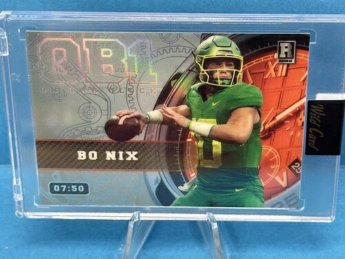 ボー・ニックス 2023 ワイルドカード オン・ザ・クロック QB1 #07:50 オレンジパラレル ファクトリーシール｜トレーディングカード　ラフテル