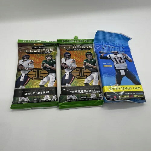 2021年 パニーニ イリュージョン＆202スコア NFL フットボール チェロ ファットパック 未開封｜トレーディングカード　ラフテル