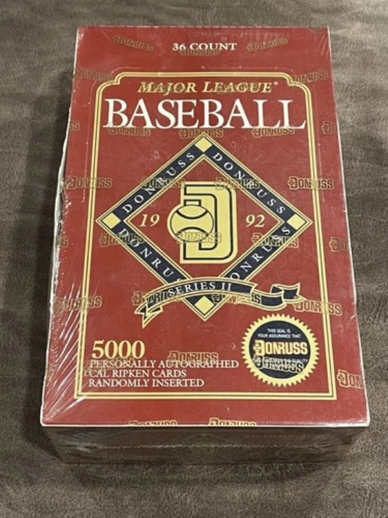 1992年 Donruss 野球シリーズ II 未開封 工場未開封ボックス 36パック Ripken を探す｜トレーディングカード　ラフテル