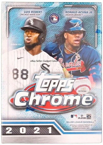 新品、工場未開封 2021 Topps Chrome MLB ベースボール ブラスター ボックス｜トレーディングカード　ラフテル