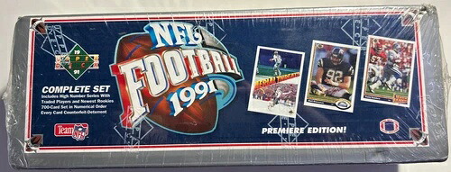 1991年 Upper Deck NFL Football プレミアエディション コンプリートセット 工場未開封ボックス｜トレーディングカード　ラフテル