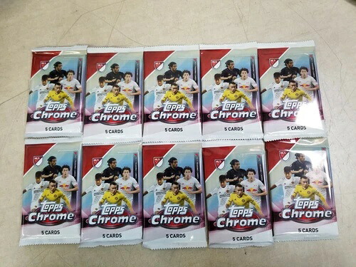 10個セット - 2021 TOPPS CHROME MLS SOCCER 未開封リテールパック（ブラスターパック）｜トレーディングカード　ラフテル