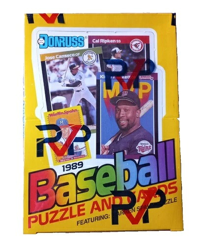 1989年 Donruss 野球ボックス - FASC 未開封ケース入り - RVP｜トレーディングカード　ラフテル