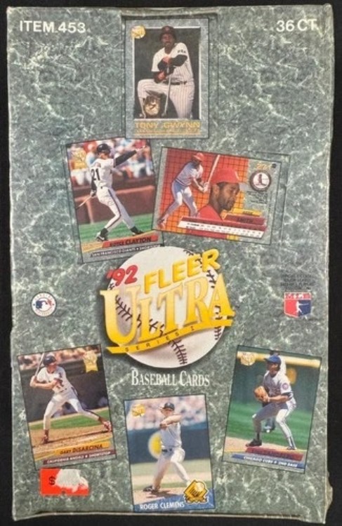 1992年 Fleer Ultra Baseball シリーズ 1 ワックスボックス 工場未開封｜トレーディングカード　ラフテル