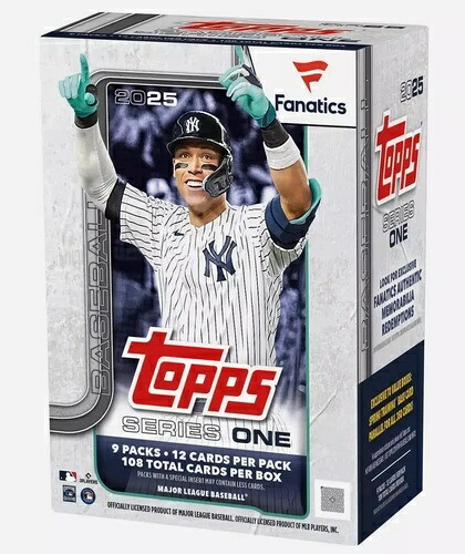 2025 Topps シリーズ1 Fanatics限定ブラスターボックス 野球カード 未開封 送料無料|トレーディングカード ラフテル