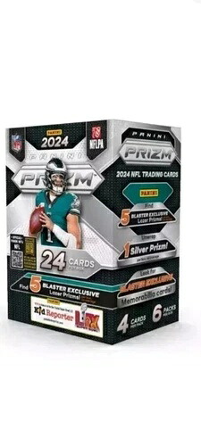 2024 パニーニ プリズム NFL フットボール ブラスターボックス 工場で密封された状態で発送、迅速無料発送｜トレーディングカード　ラフテル