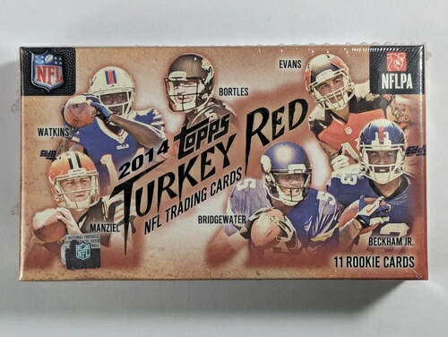 2014 Topps ターキー レッド フットボール 工場未開封ボックス(数量ごとにオート1個付き)|トレーディングカード ラフテル