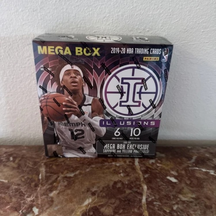 2019-20 パニーニ イリュージョンズ バスケットボール メガボックス NBA ファクトリーシール ジャ・モラント ザイオン|トレーディングカード ラフテル