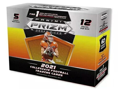 2021 Panini Prizm ドラフトピック フットボール メガボックス レッドアイス 新品未開封 迅速発送｜トレーディングカード　ラフテル