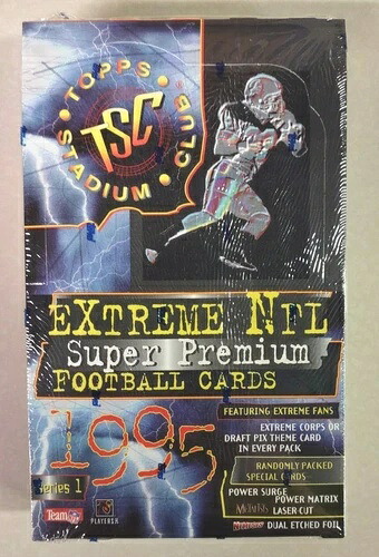 1995 Topps スタジアムクラブ エクストリーム NFL フットボール シリーズ 1-24 パック 工場未開封ボックス｜トレーディングカード　ラフテル