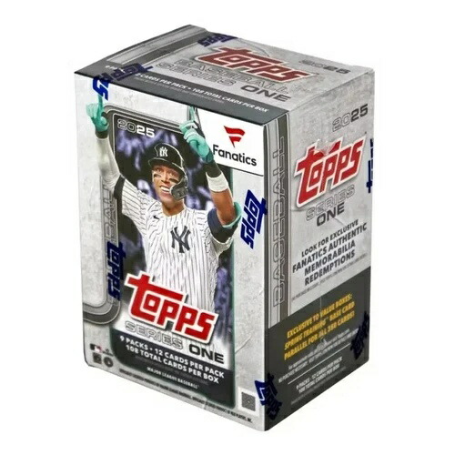 2025 Topps シリーズ1 FANATICS限定 ブラスターバリューボックス MLB 野球 未開封｜トレーディングカード　ラフテル