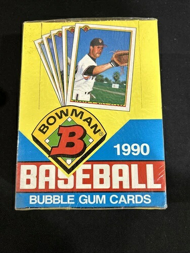 1990年 BOWMAN 野球ワックスボックス 工場未開封 36パック ソーサ、トーマス、ウォーカー ルーキー|トレーディングカード ラフテル