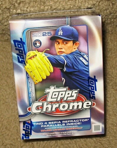 2025、TOPPS、クローム ベースボール、ブラスター ボックス、未開封!|トレーディングカード ラフテル