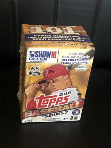 2016 Topps シリーズ2 ベースボール ファクトリーシール ブラスターボックス|トレーディングカード ラフテル