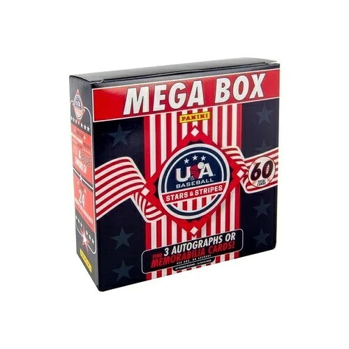 2025 Panini Stars & Stripes USA Baseball 60個入りメガボックス | 工場未開封|トレーディングカード ラフテル