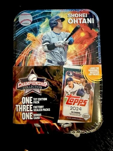 大谷翔平 - 2025 チャンピオンシップコレクション缶 - 新品・工場未開封|トレーディングカード ラフテル