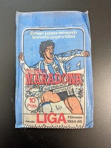 1984 1985 クロモ エスポーツ マラドーナ レア 未開封パック|トレーディングカード ラフテル