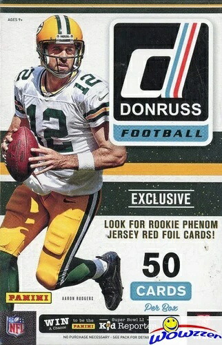 2016 Panini Donruss Football 限定 巨大 工場未開封 ハンガーボックス - カード 50 枚!|トレーディングカード ラフテル