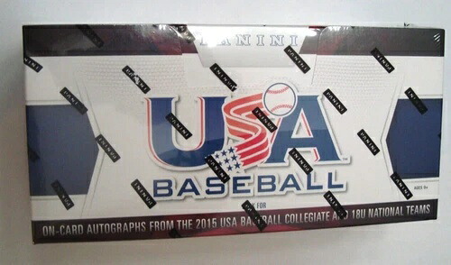 2015 Panini USA ベースボールセットボックス＆9枚のオートまたは記念カード - 工場未開封｜トレーディングカード　ラフテル