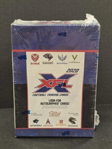 2020 TOPPS XFL ファクトリーシール ブラスターボックス (カード100枚)|トレーディングカード ラフテル