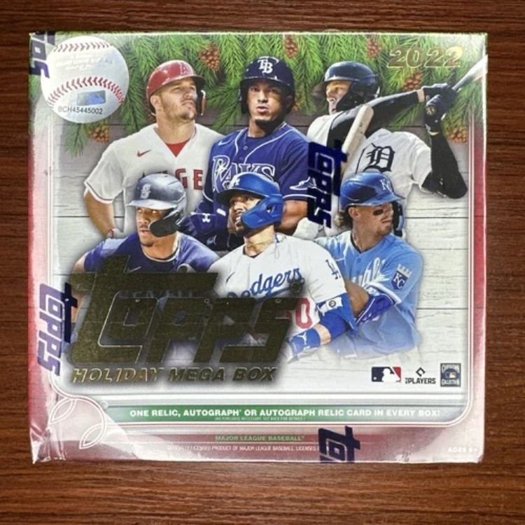 2022 TOPPS HOLIDAY BASEBALL 密封メガボックス1 オート/レリック WITT CRUZ JROD OHTANI !!｜トレーディングカード　ラフテル