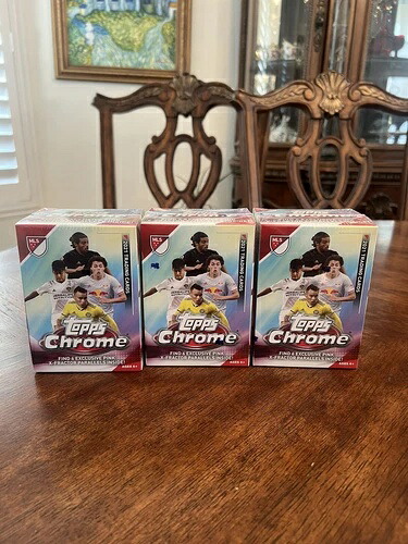 2021 Topps Chrome MLS サッカー ブラスター ボックス ロット 3 新品 工場未開封ボックス｜トレーディングカード　ラフテル