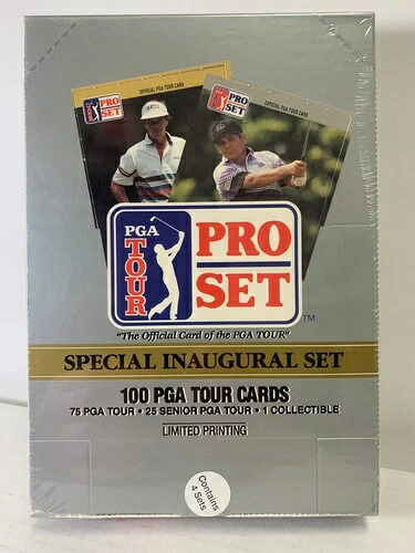 1990 プロセット PGAツアー ゴルフ シールドボックス スペシャル 初登場セット アーノルドパーマー|トレーディングカード ラフテル