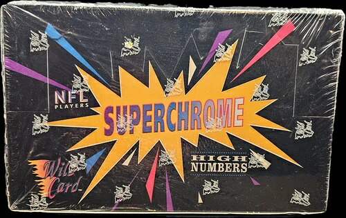 1993 ワイルドカード スーパークローム フットボール NFL (工場未開封) ホビーボックス 15000個中9967個|トレーディングカード ラフテル