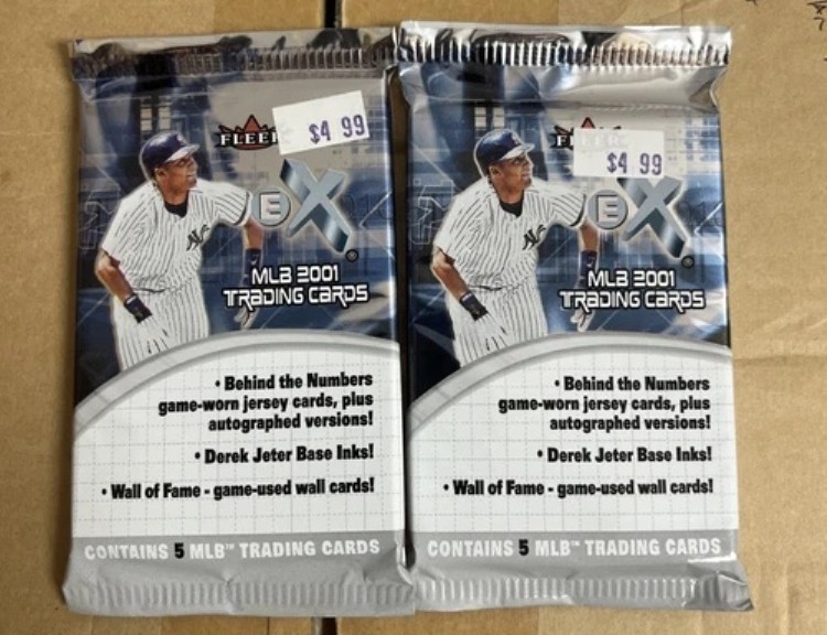 2001 Fleer EX 野球用 密封ホビーパック 2個セット|トレーディングカード ラフテル
