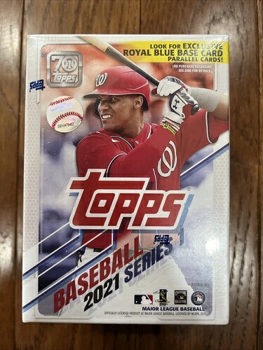 2021 Topps シリーズ 1 MLB 工場未開封ブラスターボックス、ブルーパラレルズ|トレーディングカード ラフテル