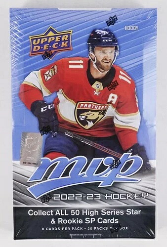 2022-23 Upper Deck MVP ホッケー 工場未開封 ホビーボックス (20パック)|トレーディングカード ラフテル