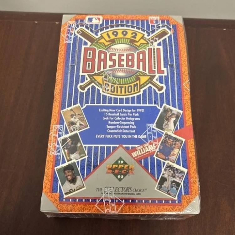 1992年UDベースボールボックス工場未開封ヒーローズオブベースボールカードを探す-T.ウィリアムズを探す｜トレーディングカード　ラフテル