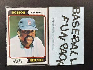 1974 Topps ベースボールカード ファンパック未開封 - ウィンフィールド RC、ライアン、アーロンの可能性あり｜トレーディングカード　ラフテル