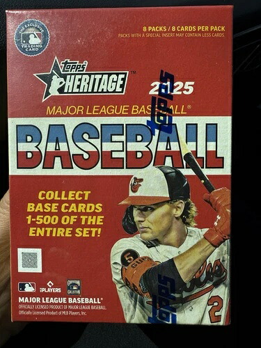 2025 TOPPS HERITAGE MLB BASEBALL ブラスターボックス 未開封新品｜トレーディングカード　ラフテル