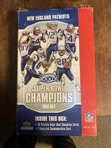 2005 Upper Deck PATRIOTS スーパーボウル 39 工場未開封 ボックスセット 51 カード トム・ブレイディ｜トレーディングカード　ラフテル