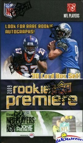 2009 UD フットボール フットボール ルーキー プレミア ファクトリー シール ボックス セット - ルーキー 20 人!|トレーディングカード ラフテル