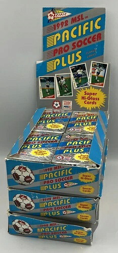 1992年 パシフィック MSL プロ サッカー プラス - 工場未開封パック 103個入り（オリジナルボックス入り）｜トレーディングカード　ラフテル