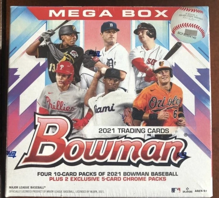 2021 ボウマン ベースボール メガボックス - 工場未開封｜トレーディングカード　ラフテル