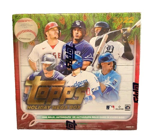 2022 Topps ホリデー メガ ボックス 密封 MLB 1 オートまたはレリック!|トレーディングカード ラフテル