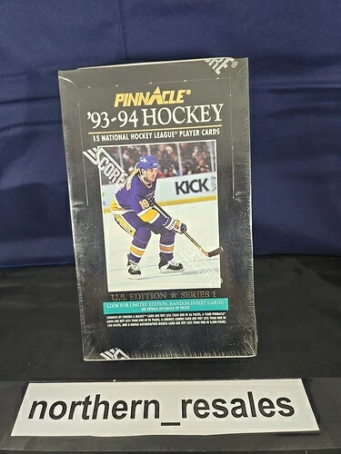 1993-94 スコア ピナクル NHL ホッケー シリーズ 1 米国版 1 未開封ボックス|トレーディングカード ラフテル