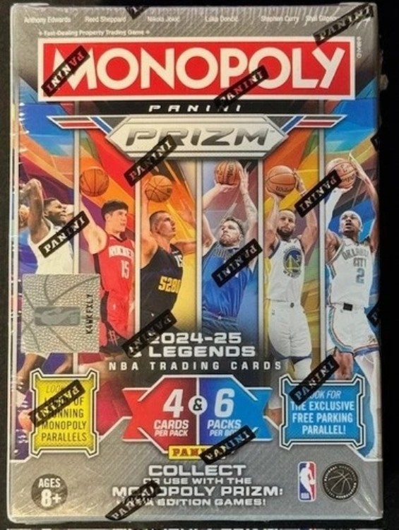 2024-25 パニーニ プリズム NBA モノポリー バスケットボール - 未開封 ホビーブラスターボックス|トレーディングカード ラフテル